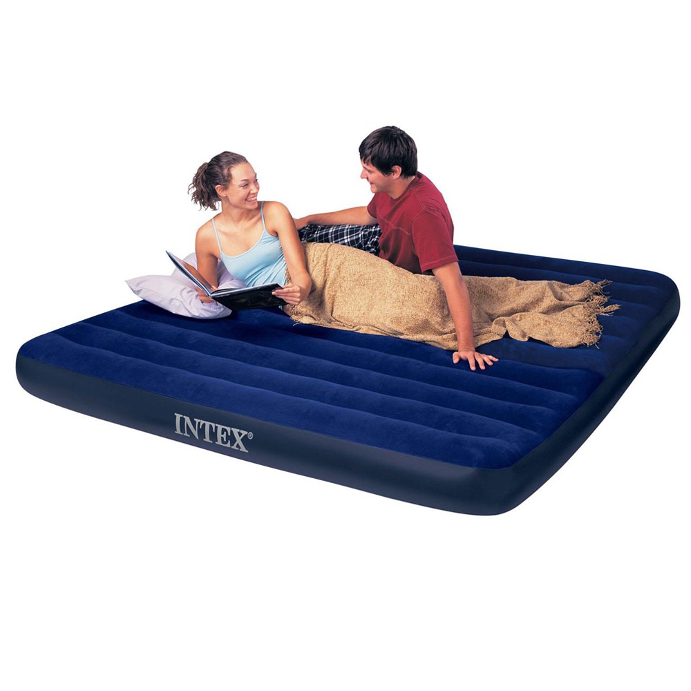 Intex Dura-Beam Classic King Luftbett – 183 X 203 X 25 Cm, Blau, 2-Personen - Image 2