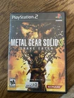 Metal Gear Solid 3 Snake Eater PlayStation 2 Konami w/ Manual & Multiplayer