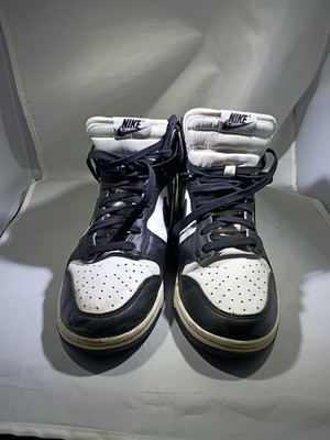 Women's Nike Dunk High White/Black -University Red Size 7.5