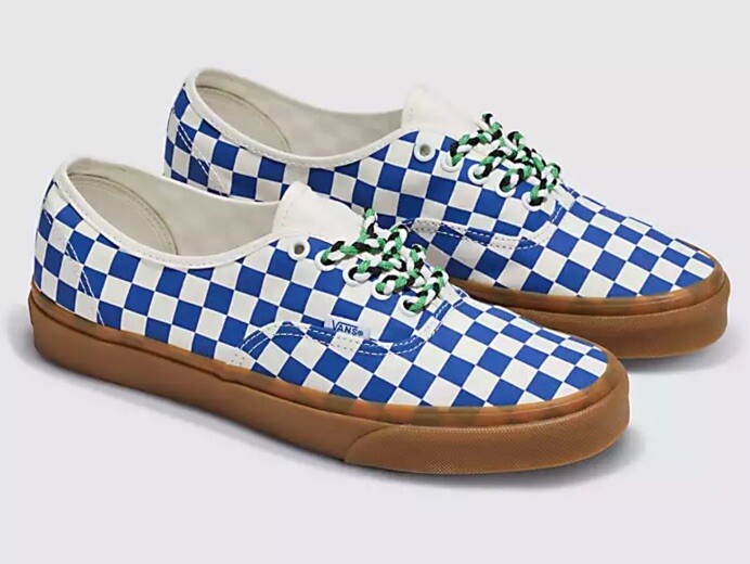 Vans Old Skool Checkerboard Slip On Vans Blue Vans Slip Navy Blue
