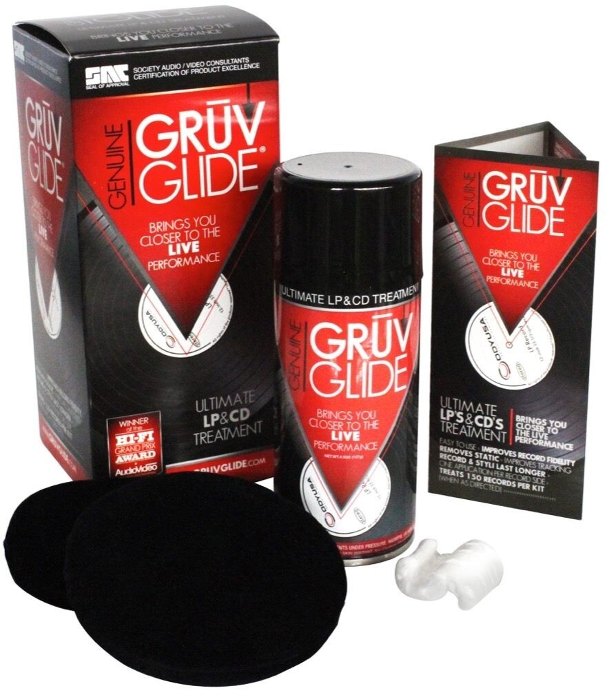 Odyssey GruvGlide LP Vinyl Record/CD Cleaning Treatment Kit | eBay