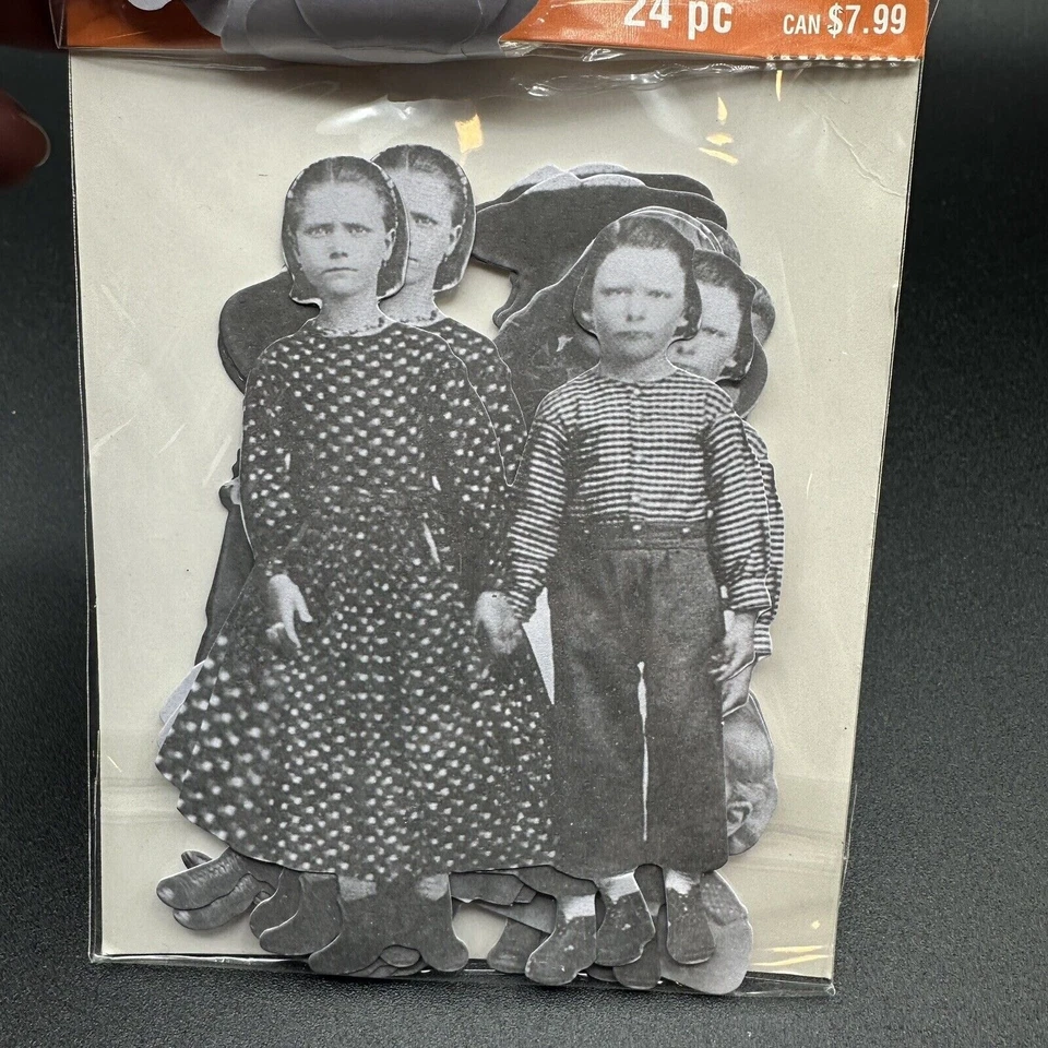 Formas troqueladas estilo Tim Holtz retro vintage blanco y negro personas 24 piezas Foto 2 de 4