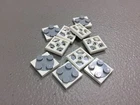 NEW LEGO White Turntable 2 x 2 Light Bluish Gray Spinning Top (x10) 3680 3679