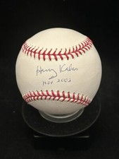 Harry Kalas HOF 2002 Signed ROMLB Baseball JSA COA Phillies Legend Frick Award