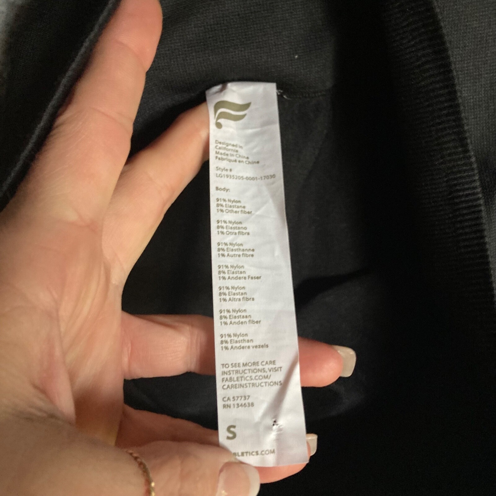 Fabletics High Waisted Legging Pants Athletic Ruc… - image 12