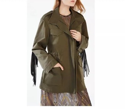 bcbg jaxon fringe jacket