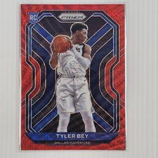 2020 Prizm Red Refractor /299 Tyler Bey #251 Rookie green, white blue Protected