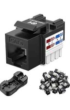 Cable Matters UL Listed 25-Pack 10Gbps Cat6 Keystone Jacks Cat 6 RJ-45