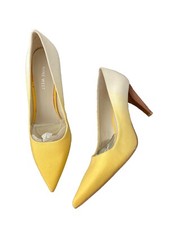 Nine West Aurra Natural Yellow Ombré Women's Heels Pumps Size 7.5M New B-89