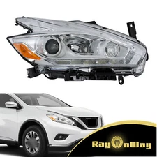 For 2017 Nissan Murano Right Side Projector Halogen Headlight Assembly w/LED DRL
