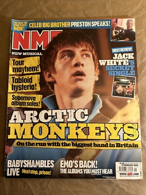 NME Magazine February 4, 2006 Arctic Monkeys Jack White