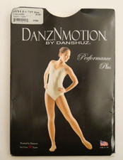 Danz N Motion by Danshuz Pink Supplex Tights Size A/B Style 719 Made in USA NEW