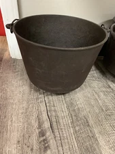 Caldero Hierro 10 1/2" prenda palo mayombe ogun  santeria ifa steel pot oggun