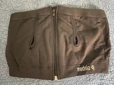 Medela Easy Expression Bustier Hands Free Pumping Bra BLACK Size Large