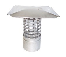 Round Top Chimney Cap 5",5.5", 6", 7", 8",9",10",11",12",14",16",18" Diameters