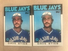 1986 Topps Baseball Card #650 Dave Stieb Toronto Blue Jays NMMT Free Shipping!