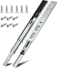 1 Pair | Soft Close Drawer Slides 16 Inch, HBL’ Heavy Duty Cabinet Drawer Slides