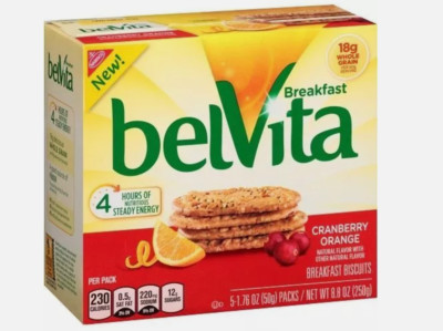 Belvita Cranberry Orange Breakfast Biscuits check BB!