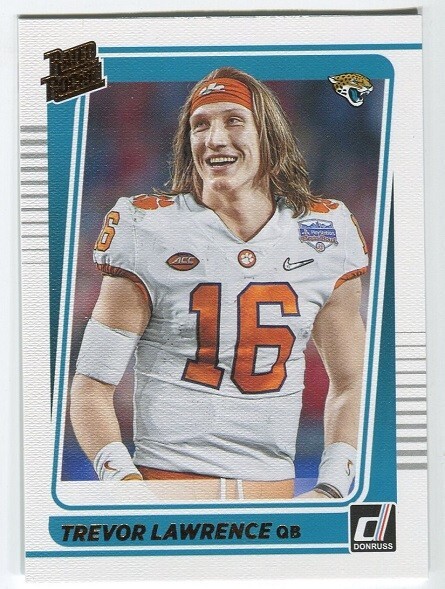 Trevor Lawrence 2021 Donruss PORTRAIT VARIATION Rookie Card #251 RC Jaguars