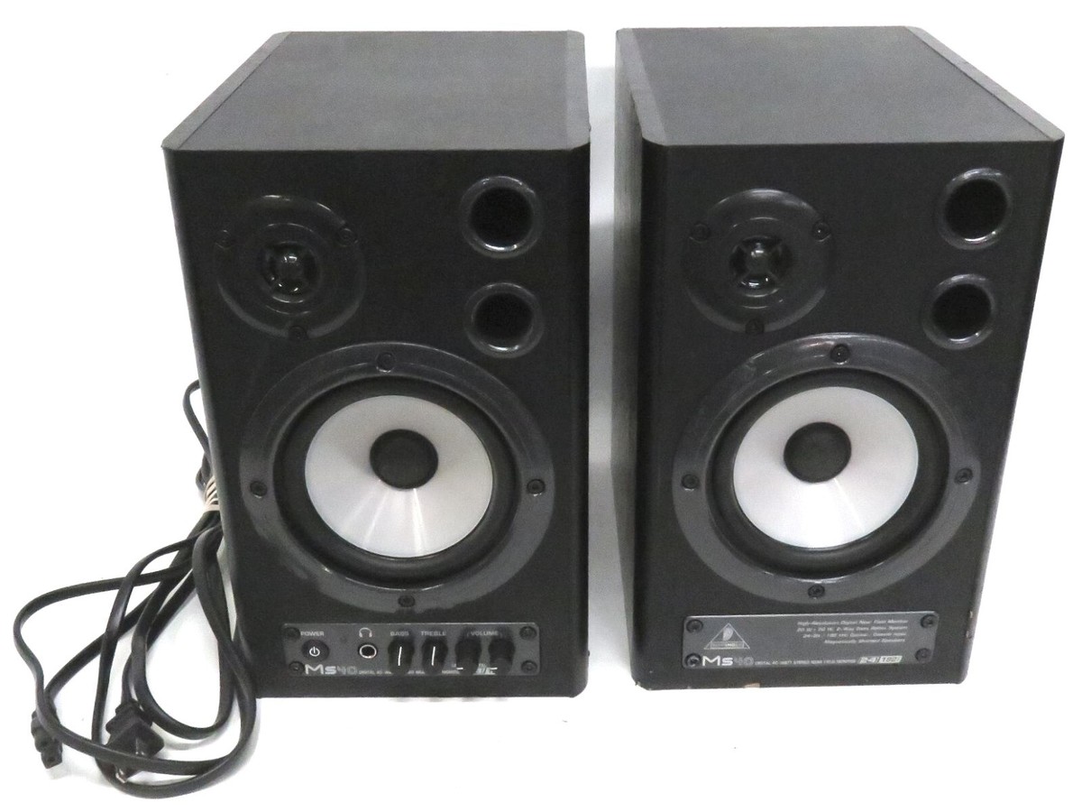 Great Condition * Behringer MS40 Monitor Speakers * 40W, 2
