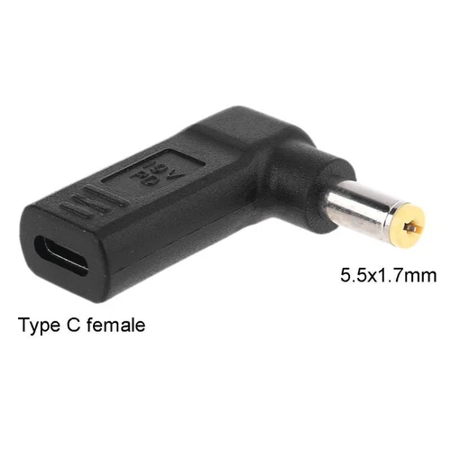 Type C Female to 5.5x1.7mm for DC Power Adapter for for 5315 5630 57