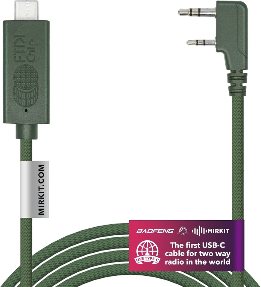 Baofeng USB-C Programming Cable with FTDI Chip - Compatible with Windows & Mac - Image 3 of 4
