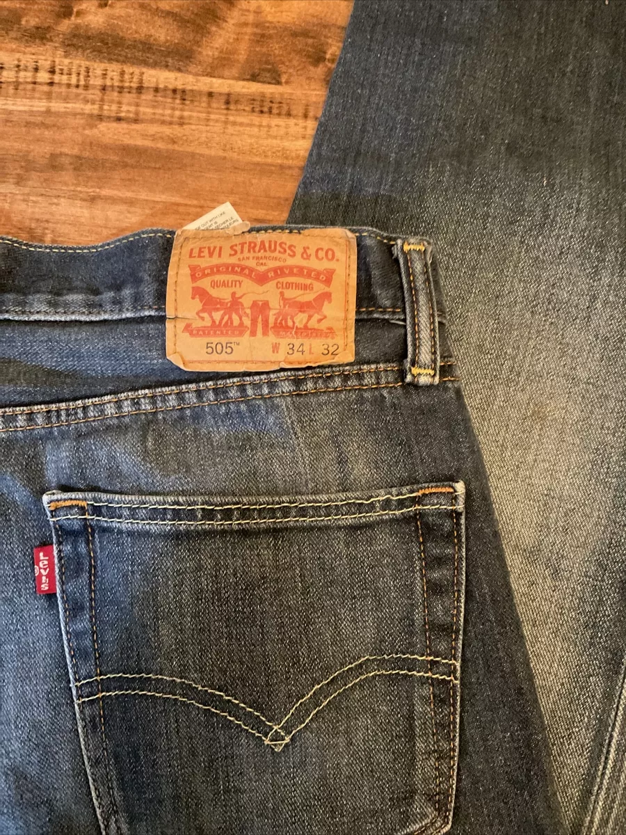 Levis 505 outlet w34 l32