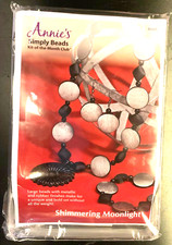 Annie's Simply Beads Beaded Jewelry Kit BD075 Shimmering Moonlight Metallic New
