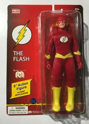 MEGO THE FLASH 8'' ACTION FIGURE -WALLY WEST NEW READ BOOTS HAVE BLEED