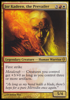 MTG JOR KADEEN, THE PREVAILER FOIL EXC - THE TRIUMPHATOR - NPH - IT - MAGIC