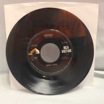 Bobby Bare Homesick/ Guess I'll Move On Down The Line RCA Victor45 RPM Record