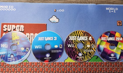 Just Dance: Disney Party 2,3,4 und 2014 Bundle Nintendo Wii Disc nur Menge 4