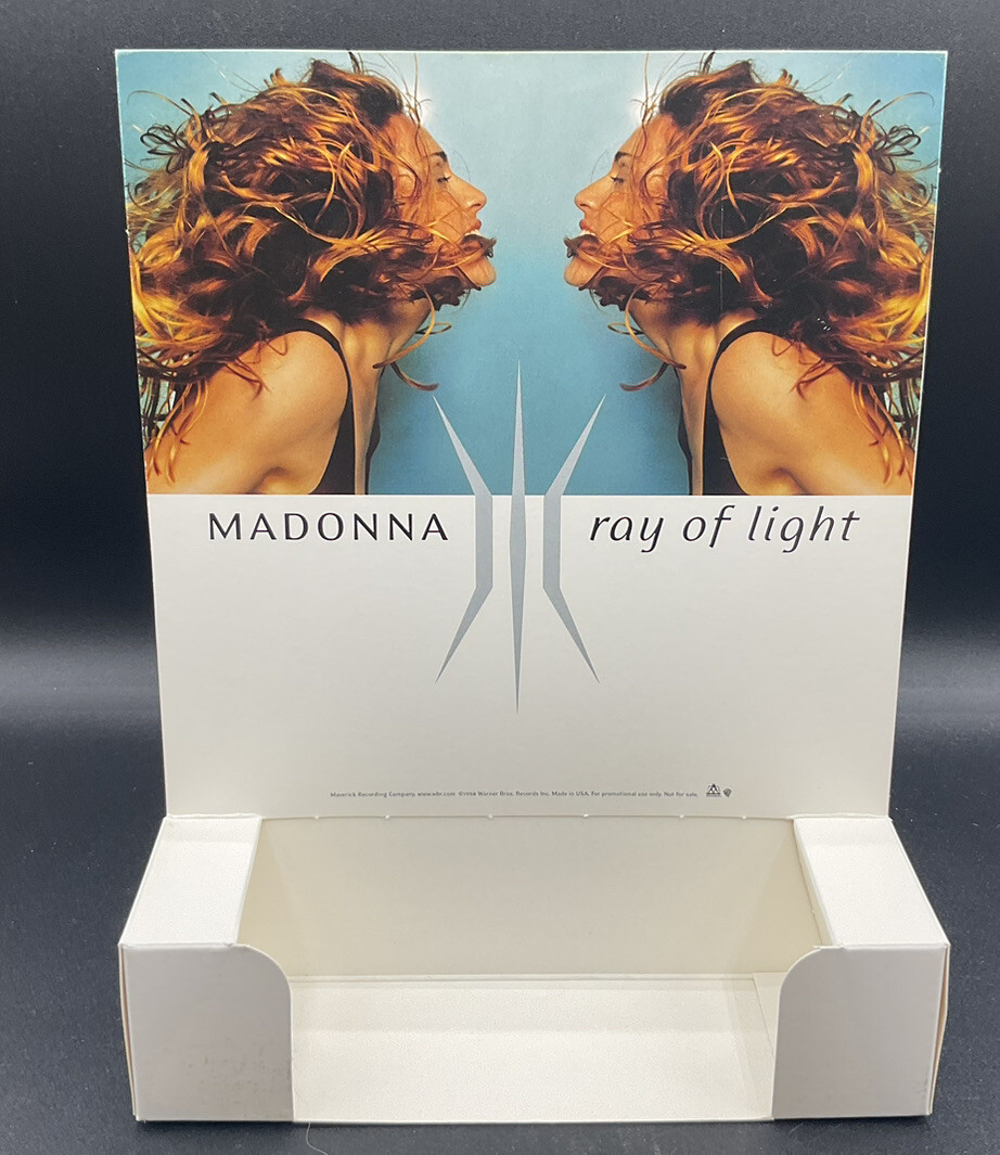 マドンナ　Ray Of Light　1998年 宣伝用 ディスプレイスタンド MADONNA RAY OF LIGHT OFFICIAL PROMO CD COUNTER STAND DISPLAY US