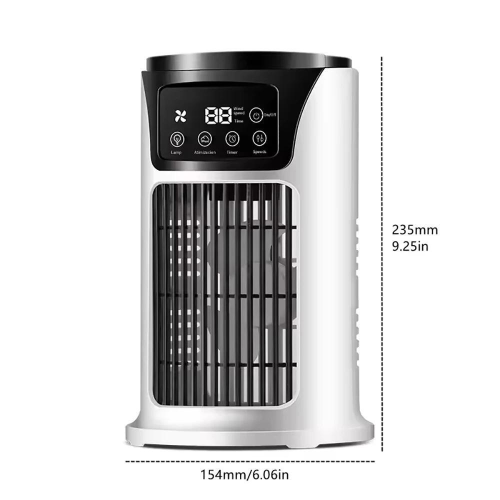 Portable Air Conditioner Fan Mini USB Humidifier Cooler Fan for Home Office Car