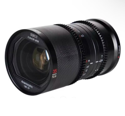 Sirui Saturn 35mm E mount Full-frame Carbon Fiber Anamorphic Lens
