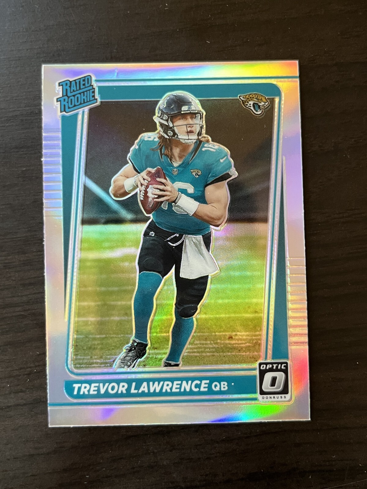 Trevor Lawrence 2021 Donruss Optic Preview Rated Rookie Holo #P-251 RC SP Star