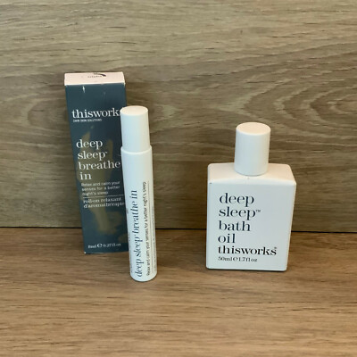 THISWORKS Badeöl 50ml + Relaxant Roll-on Aromatherapie 8ml