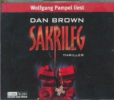Krimi-Hörbuch  SAKRILEG von Dan Brown - 4 CDs