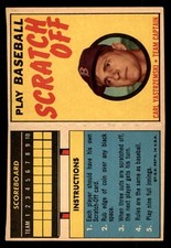1970 Topps Scratch-Offs Baseball #24 Carl Yastrzemski GD *d3