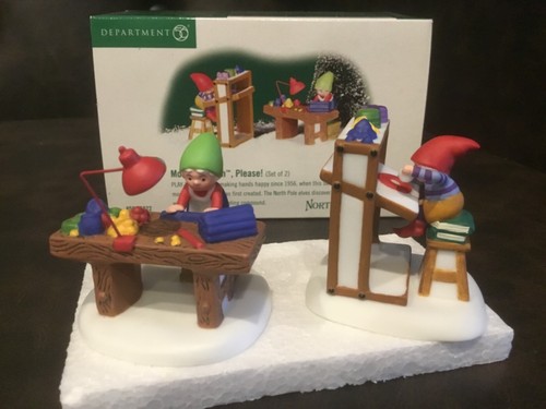 NEW 2001 Dept 56 MORE PLAY-DOH, PLEASE! 56822 North Pole Village Series Retired - Picture 5 of 7