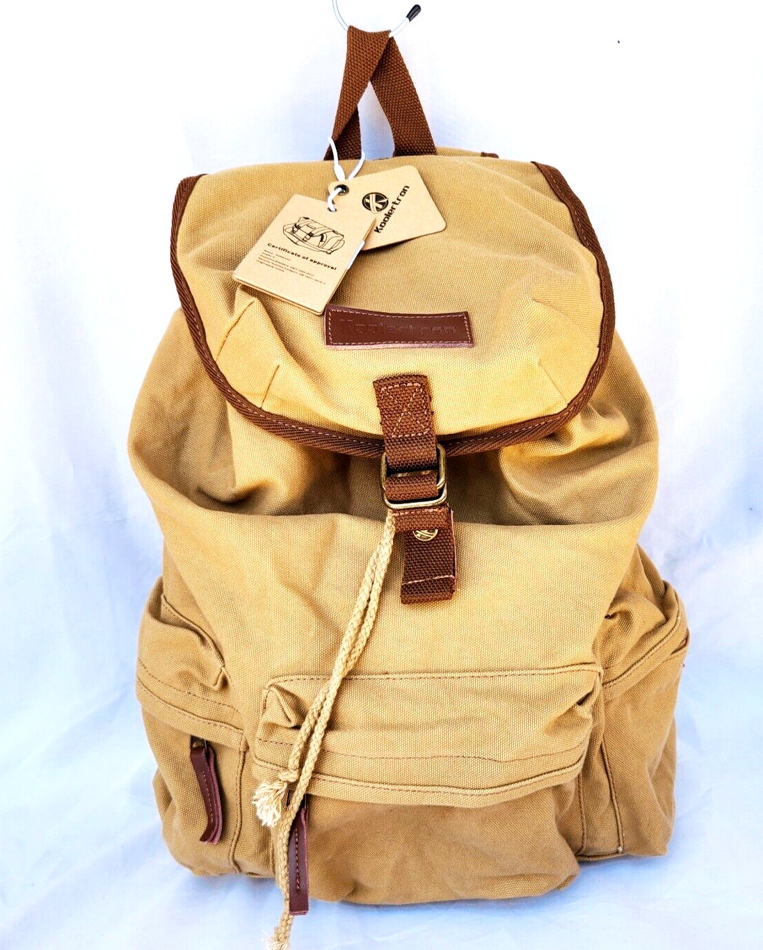 Camera Bag Guang Tong Brown W/rain Cover - Nwt