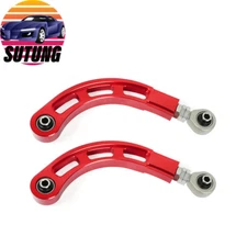 1 Pair Red Adjustable Bearing Rear Camber Arms Kit For Honda Accord  2018-2022