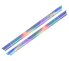 Long Racing Stripes Sticker Colorful Graphics Vinyl Decal For Car Both Side Body