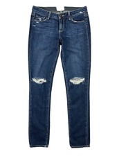 Paige Women's Jimmy Jimmy Skinny Jeans in Quinnley Destructed Size 25 x L30