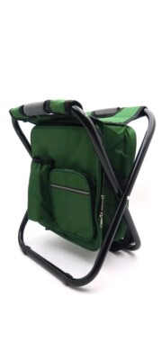 Portable Stool Backpack Cooler Chair 400 LBS Max Load Folding Fishing Cooler Bac