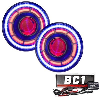 ORACLE Lighting Oculus 7'' ColorSHIFT Bi-LED Projector Headlights for Wrangler JK