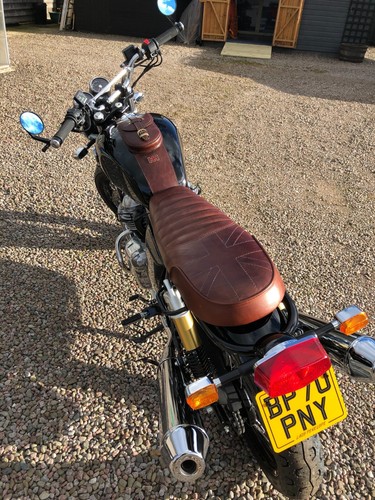 Royal Enfield (Real Leather) Kustom SEAT for INTERCEPTOR, Continental RE650 - Picture 43 of 56