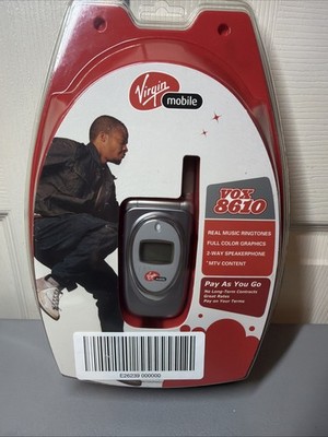 Virgin Mobile Vox 8610 Flip Phone New