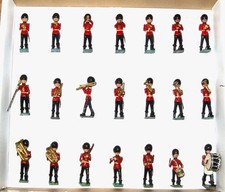 Britains Band of the Coldstream Guards, 21 Figures, Metal Drums, Set 37