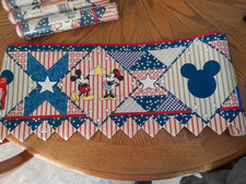 4 Vtg Patriotic Disney Mickey Mouse Wallpaper Borders Sunworthy Imperial